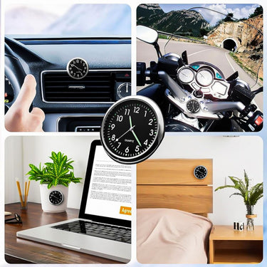 Electronic Car Clock Timepiece - Stylish Car Decoration Accessory